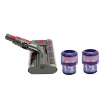 Suitable for Vacuum Attachment Replacement Soft Roller Cleaner Head Double Roller Brushsi xi