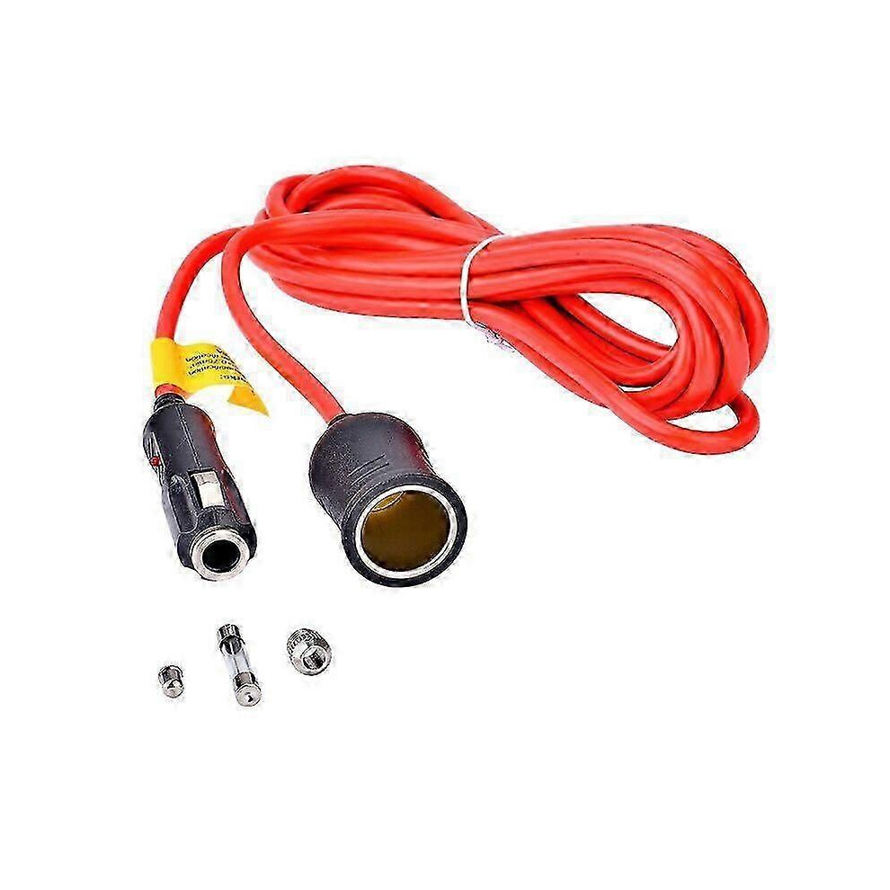 Car Cigarette Lighter Socket Plug 12Ft/3.6M 12V/24V Fused Extension Cord - Ya 9421490099762