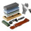 Whetstone Knife Sharpening Kit, 2 Dual-Sided Grit Whetstones 400/1000 3000/8000 1