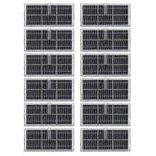 12 Pcs HEPA Filters suitable for Bot X40 /X40 Pro/ X40 Ultra Vacuum Cleaner Washable Filter Replacements
