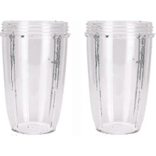 Paket med 2 ersättningskoppar lämpliga för Nutribullet
