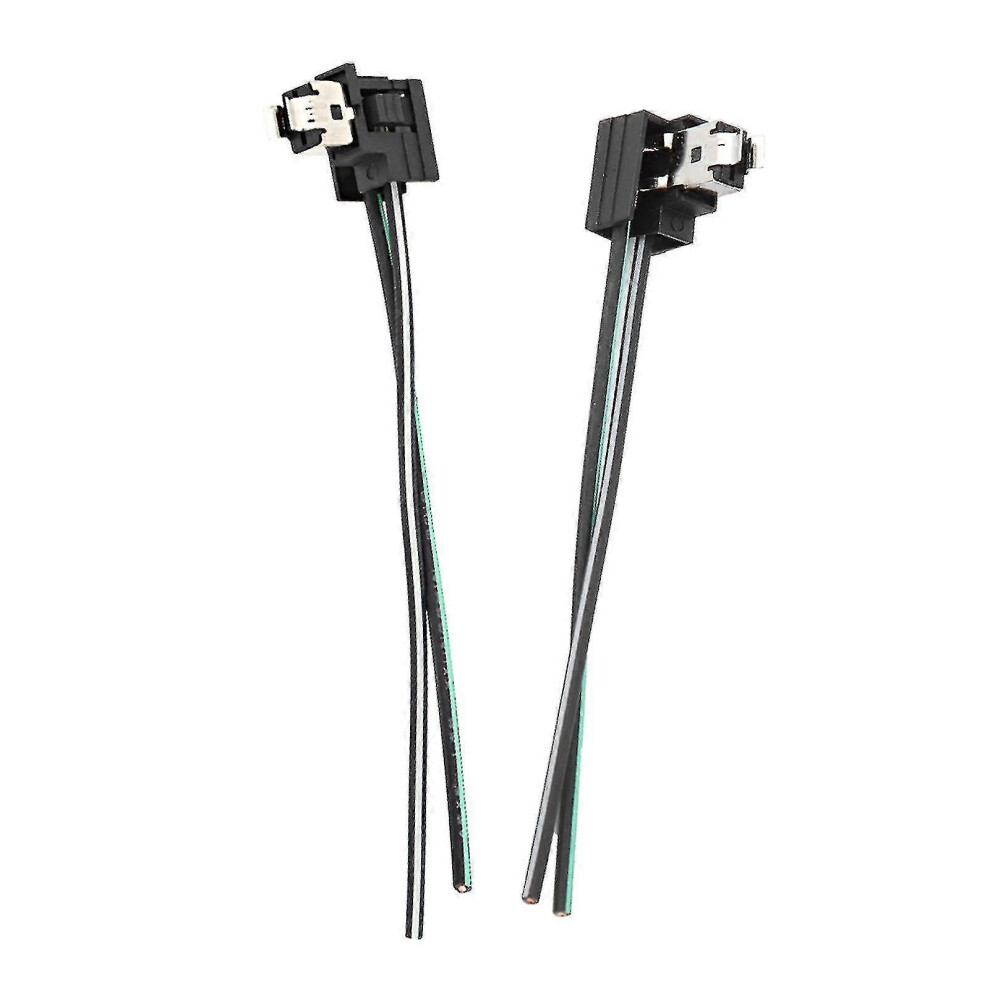 2Pcs Headlight Lamp Bulb Socket Wiring Harness Connector Plug Adapter Line For H1 Bulb-Am 9421490092374