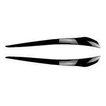 Auto Glanz Schwarz Scheinwerfer Augenbraue Aufkleber Abdeckung Trim für E92 E93 2010-2012 Auto Zubehör