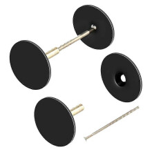2er-Pack Türloch-Abdeckplatten, Türknaufgriff-Lochfüllplatten, Metall-Verbindungsschrauben-Riegelabdeckung