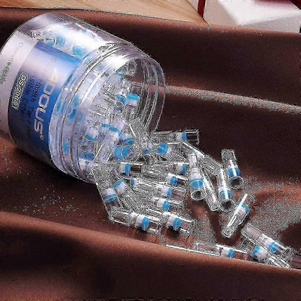 100pcs Cigarette Holder,disposable Cigarette Filter Tobacco Smoking Reduce Tar Filtration Cleaner Holder,2