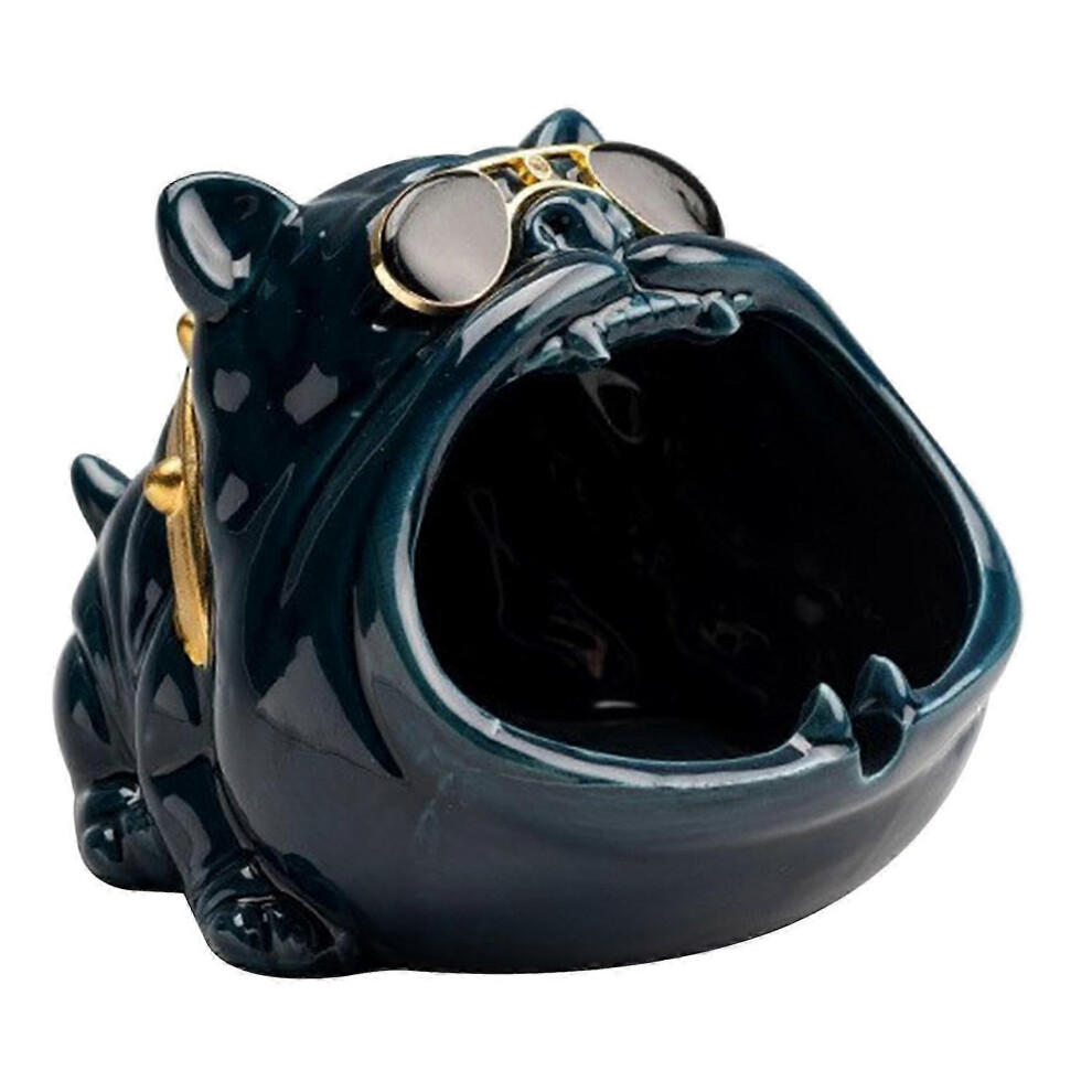 Ceramic Cartoon Dog Ashtray Household Anti Fly Ash Large Capacity Cute Dog Cigar Smoking Ashtray Ho 9421490103520