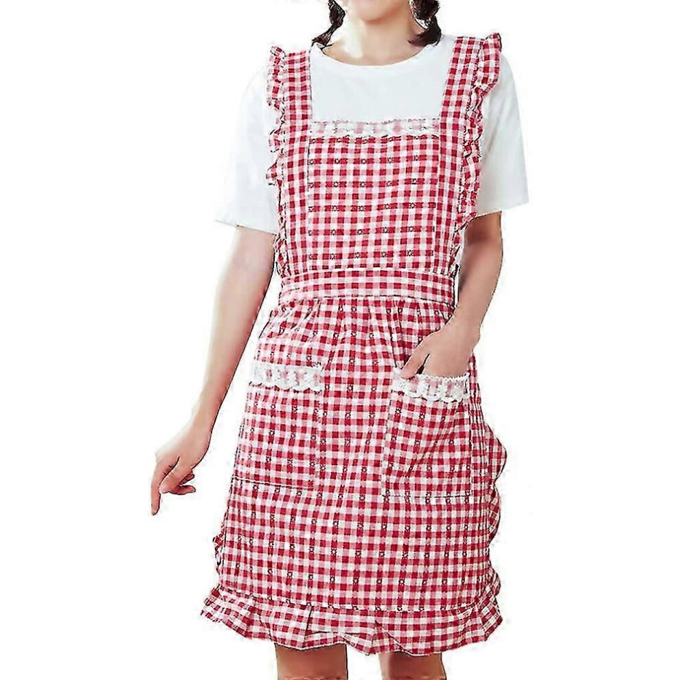 Tablier de cuisine vintage pour femme, motif à volants, motif princesse, joli cadeau d'anniversaire