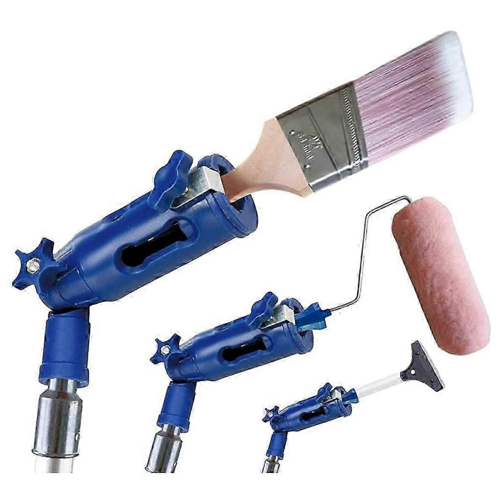 Multi-Angle Paint Brush Extender Suitable For Threaded And Locking Poles Paint Roller Extension Clamping 9421490103841