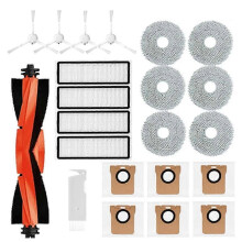 Suitable for Robot Vacuum X20/X20 Plus Parts Accessories Main Side Brush HEPA Filter Mop Cloth Dust