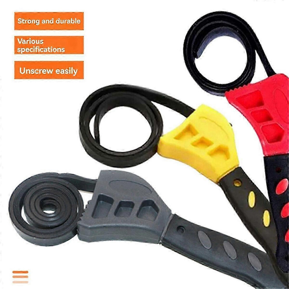 3Pcs Multifunctional Belt Wrench Wrench Bottle Opener Auto Repair Filter Dual-Purpose Wrench 9421490105074