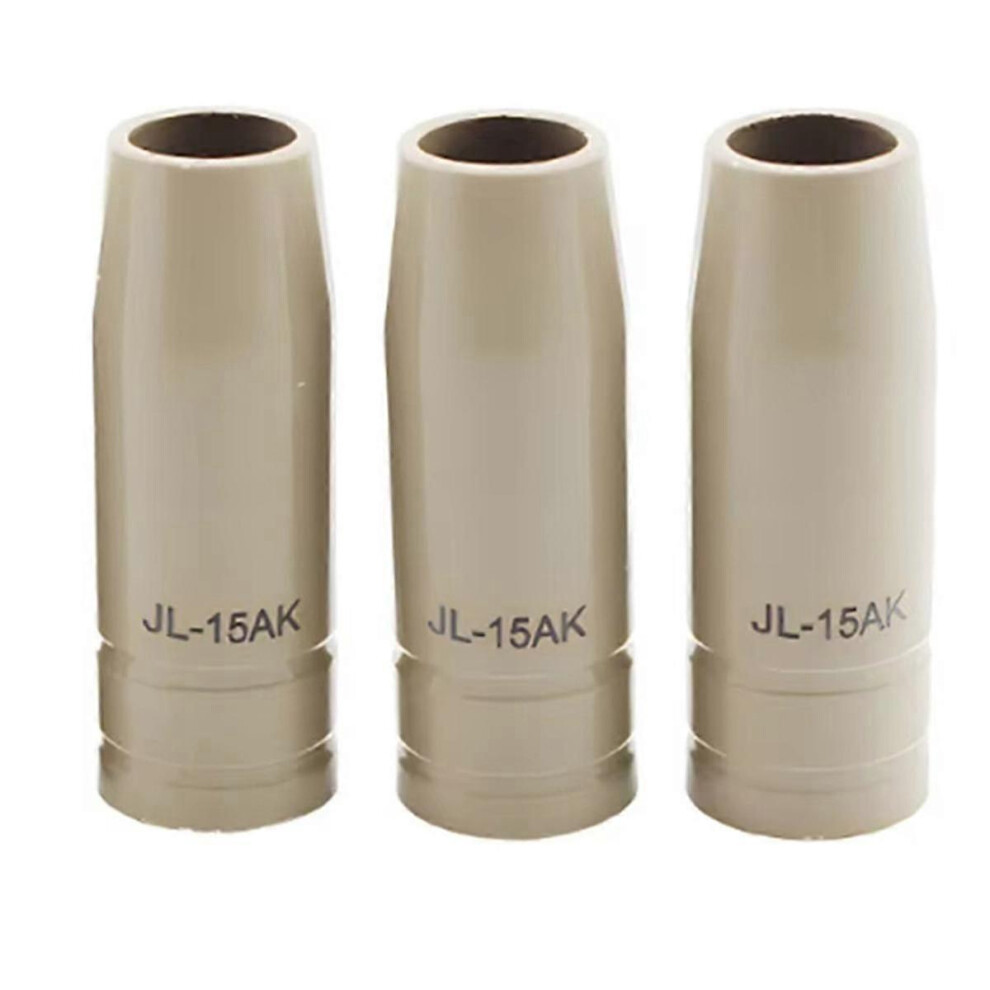 3Pcs 15Ak Coating Protection Nozzle Torch Gas Nozzle Tip 15Ak Non-Stick Welding Slag Welding Torch Nozzle 9421490105920