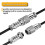 Usb Keyboard Cable Black Coiled Keyboard Usb Type C Cable DIY Aviation Plug Cable Connector Gaming Usb 2