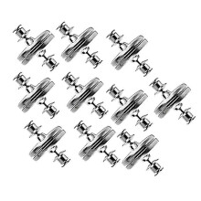 10 Paar magnetische Vorhangklammern, doppelseitige magnetische Adsorptionsvorhangmagnetversiegelung
