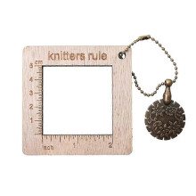 Knitting Ruler Gauge Knitting Calculator Density Ruler DIY Weaving Measuring Tools Knitters Ruler with