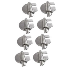 Suitable for 8PCS Sewing Rolled Hemmer Foot,3-10mm Wide Narrow Rolled Presser Foot Kit,Curved Scroll