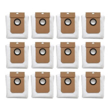 12st kompatibel lämplig för L108s Pro Ultra Robot Vakuum Dust Bag Reservdel Tillbehör