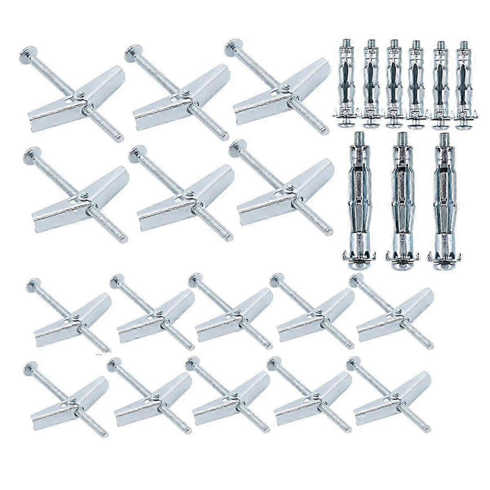 25Sets Toggle Bolt And Bolt,Wing Nut Kit,Heavy Duty Wall Anchors Assortment Kit Suitable For Hanging 9421490118821