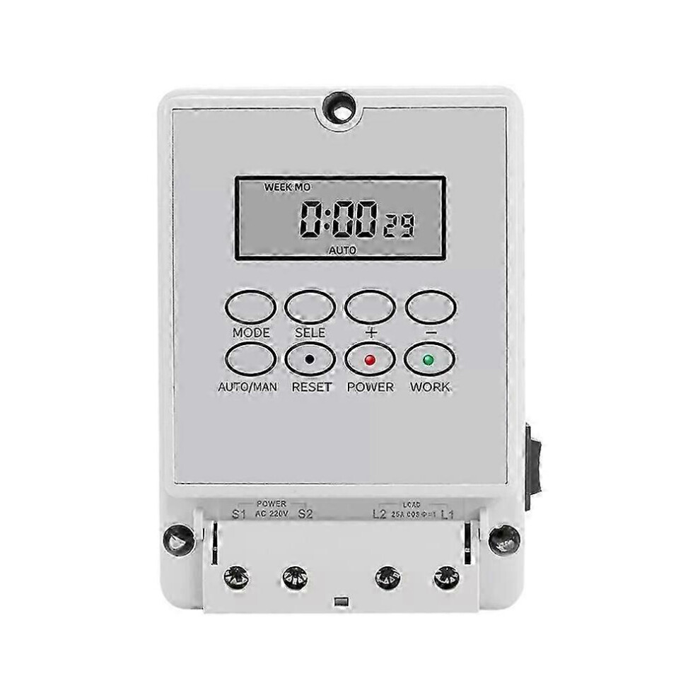 Digital Timer Switch Microcomputer Auto Bell Ring Controller Programmable 220V-cheng du