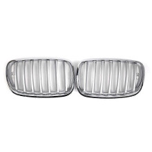 Krom Frontgrill Keney Grillkåpa Trim kompatibel BMW E70 X5 2007-2013 Tillbehör 51137157687 51137157-cheng