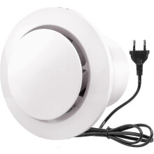 Sopii 100mm ilmanpoistolaitteeseen 130m/h 20w, takaiskuventtiilillä korkean ilmavirran poistotuulettimella,