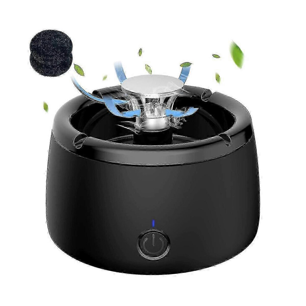 Smokeless Ashtray Indoor, Ashtrays For Smokers Rechargeable Ashtray For Car Indoor Outdoor Home Off-image-OPC-PHN7VYZ-NEW