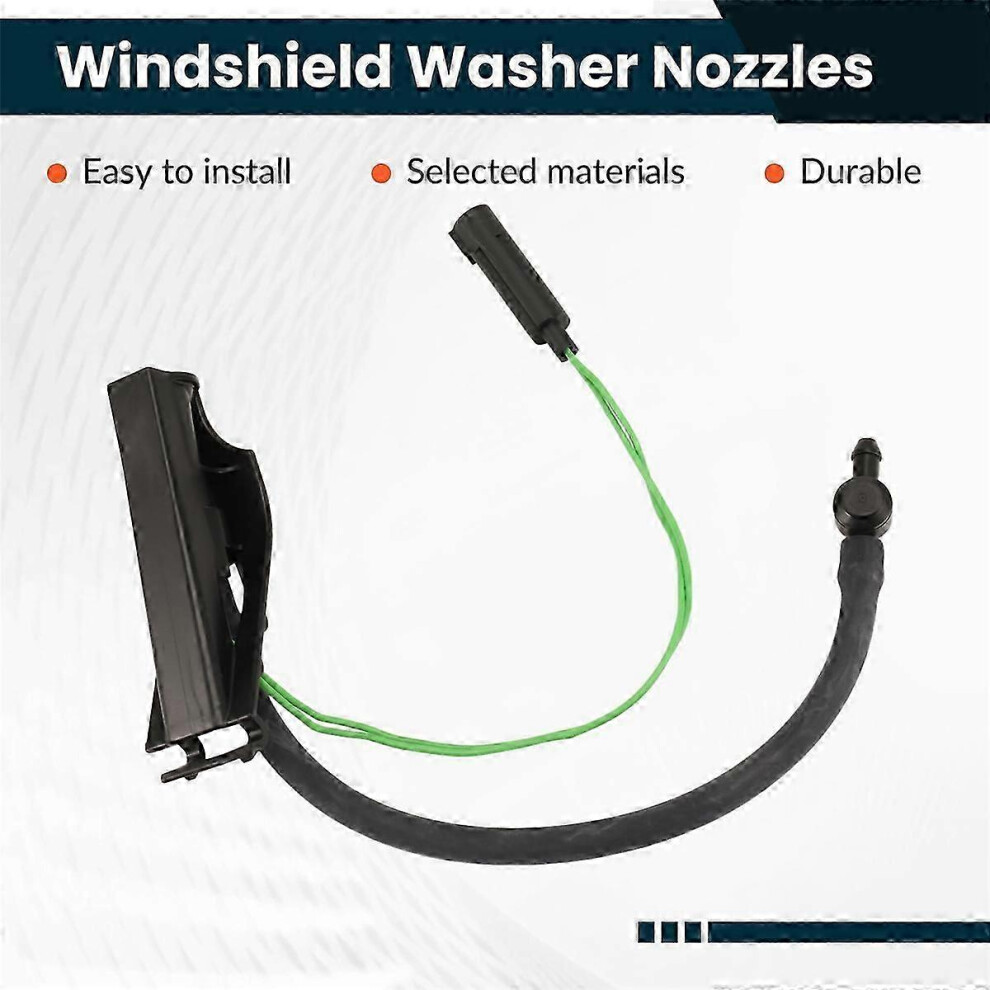 Front Windshield Washer Nozzle Sprayer Jet With Heated Lr050779 Compatible Land Rover Range Rover Evoqu-Cheng 9421490111419