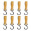 8 Pcs Leather S-Hooks Leather Hook,S-Hooks S Shaped Hooks Coat Hook for Hanging, Camping Hook Hange 1