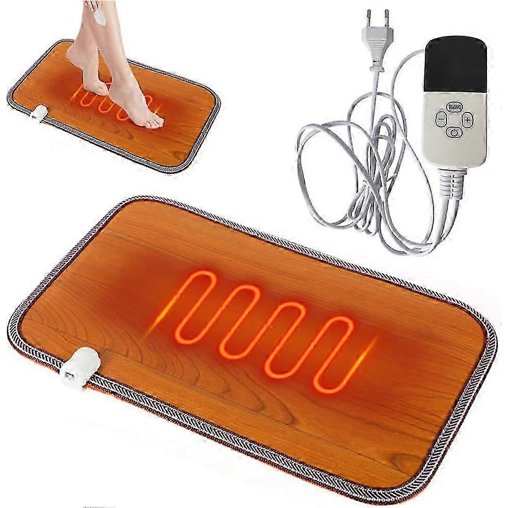 Chauffe-pieds électrique, coussin chauffant, couverture chauffante, tapis chauffant pour pieds 30 x
