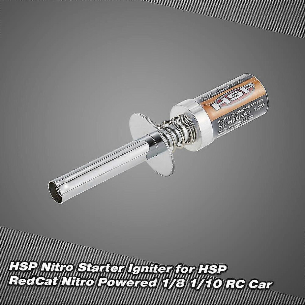 Convient pour le kit de démarrage HSP Nitro, bougie d'allumage pour voiture RC HSP RedCat Nitro 1/8