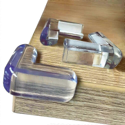 Lot de 24 protections d'angle transparentes pour table et bébé, haute résistance