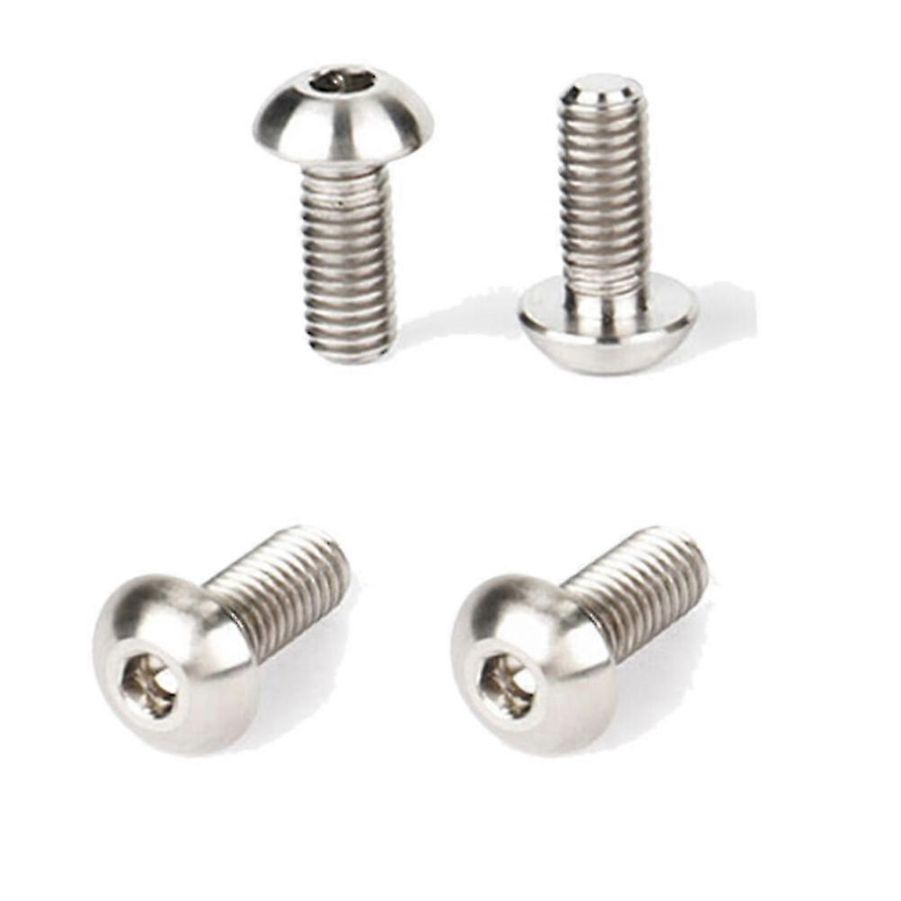Suitable For 4Pcs Titanium Tc4 Bolts M5x12mm Hex Head Compatible Bicycle Bottle Cage Install T Mountain 9421490122804