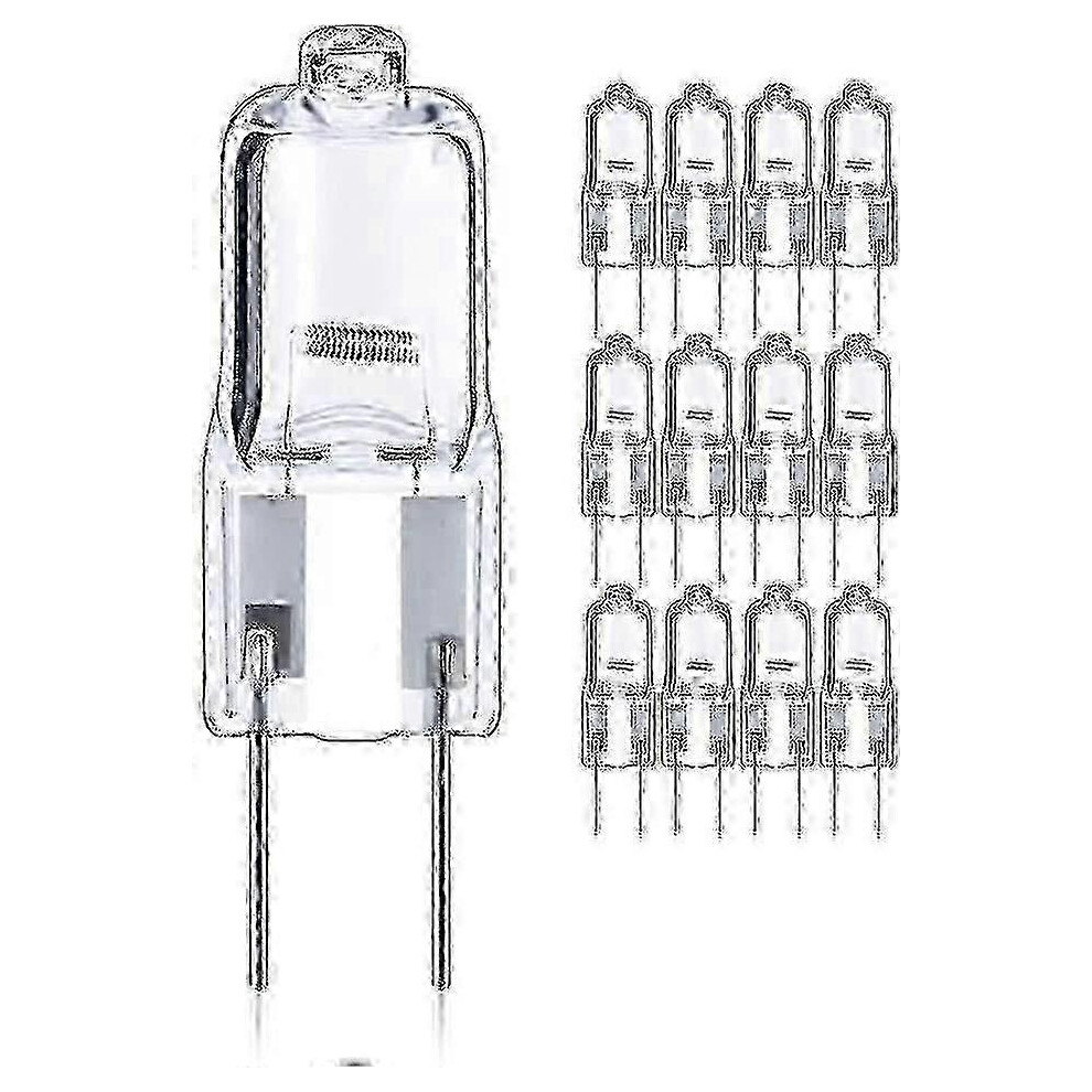 12-Pcs 50W Gy6.35 / G6.35 Halogen Dimmable, 12V Bi-Pin Base T4 G6.35 820Lm-Cheng Du White 9421490111297