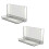 Small Floating Shelf for Wall, Foldable Bathroom Shelf Wall Mount, Bedside Shelf for Phone, Remote, 1