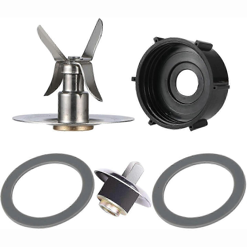 Replacement Part For Blender 1Pcs Blade & 1Pcs Blender Jar Base & 2 Pcs Gasket Seals & 1Pcs Square 9421490125041