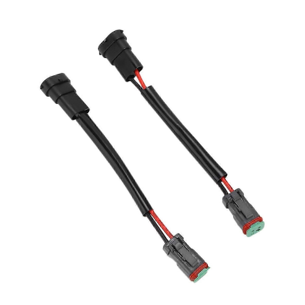 Suitable For 2Pcs Dt Female To H11 Male Conversion Wire Harness Adapter Waterproof For Led Work Lamp Light 9421490135033