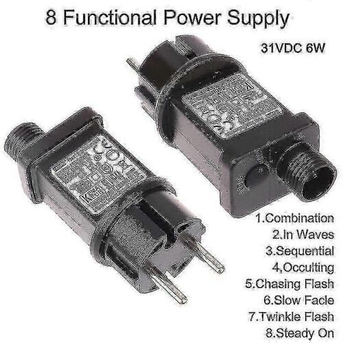AC 220V naar 31VDC 6W 8 functionele Selv LED-lampdriver EU-stekkerschakelaaradapter