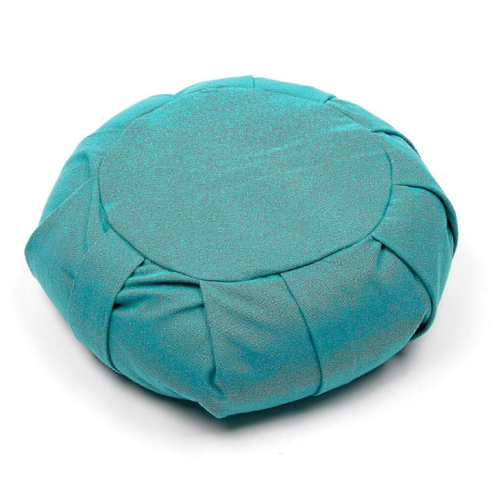 Coussin de méditation - Coussin de yoga rond Zafu avec housse en coton lavable et rembourrage en sarrasin