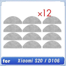 suitable for 12 PCS Cleaning Rag for Xiaomi S20 / D106 Robot Vacuum Cleaner Parts Replacement-CHENG
