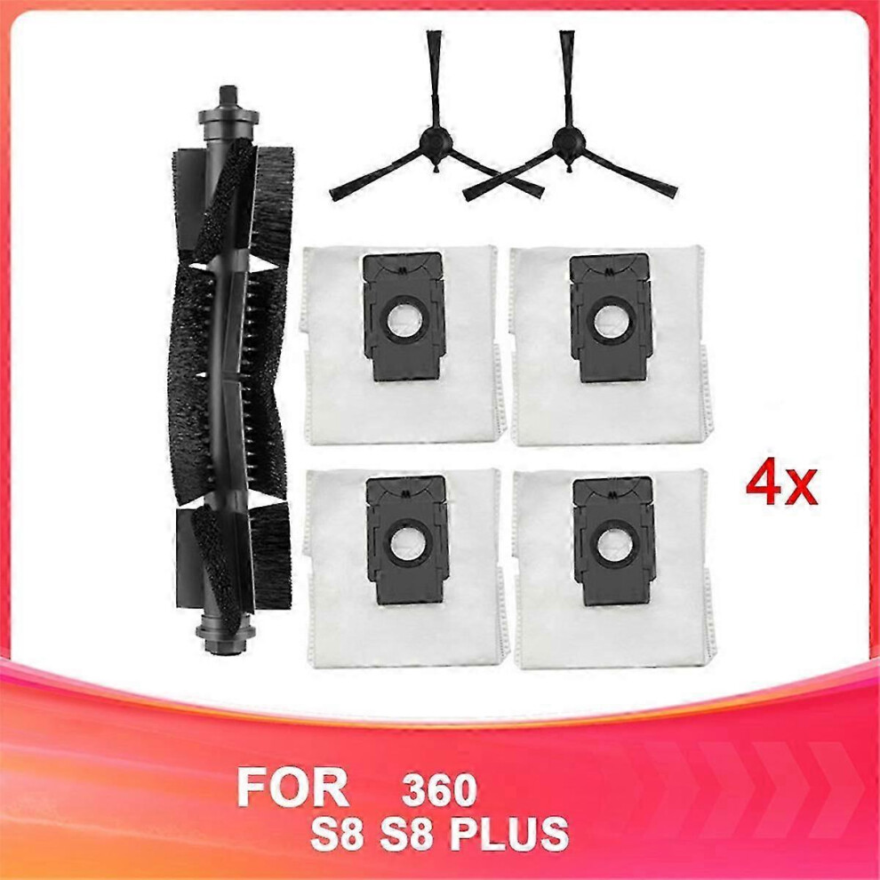 Convient pour les accessoires d'aspirateur robot Qihoo 360 S8 S8 PLUS Remplacement du sac à poussière