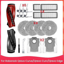 suitable for For Roborock Qrevo Curve/Qrevo Curv/Qrevo Edge Robot Vacuum Cleaner Main Side Brush Hepa