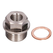 Anturisovitin M18x1,5 - 1/8NPT kierre pakoveden lämpötila-anturin kiinnitys tiivisteellä