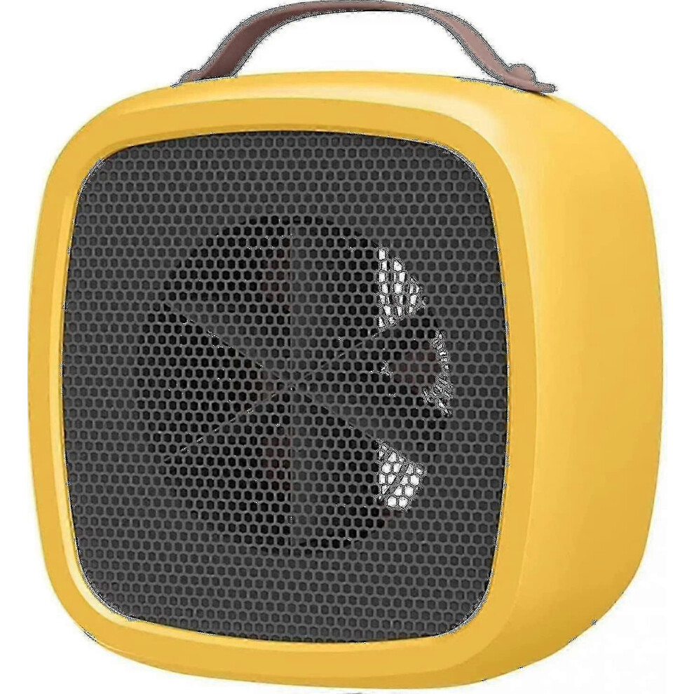 Chauffage d'appoint, mini ventilateur électrique compact alimenté par batterie, avec thermostat, puissance