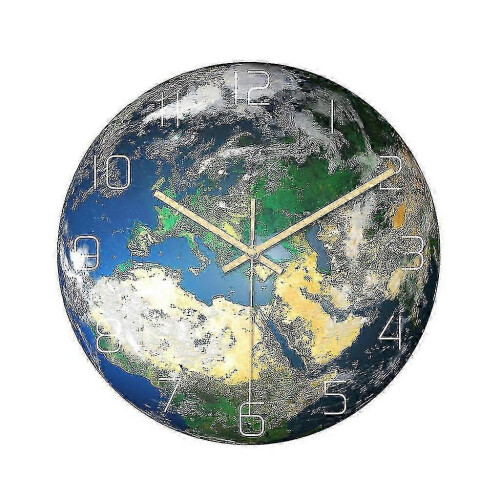 Luminous Earth Väggklocka Akryl Material Tyst Heminredning Väggklocka
