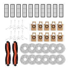 lämplig för X20+/X20Plus Robotdammsugare Tillbehör Roller Sidoborste Filter Mopp Duk Damm