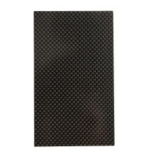 Carbon Fiber Plate Hardness Corrosion Resistance Glossy Surface Carbon Fiber Sheet Twill for Model 75x125x3mm/3x4.9x0.12in