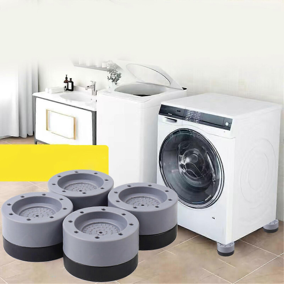 Tapis de pieds pour machine à laver, absorbant les chocs, en fibre de résine PVC, rehausseur pour machine