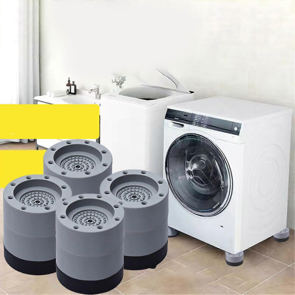 Tapis de pieds pour machine à laver, absorbant les chocs, en fibre de résine PVC, rehausseur pour machine