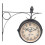European-style Double-sided Wall Clock Classic Clocks Monochrome X 2