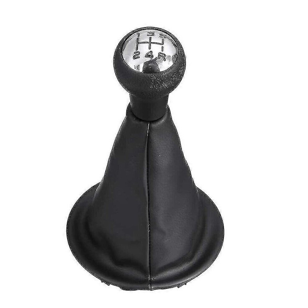 Shift Knob+Dust Cover Of Citroen Berlingo Iii Mk3 Peugeot Partner Black 9421490129339