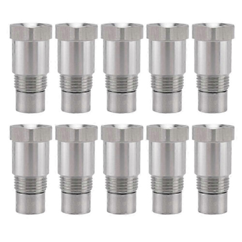 10Pcs Sauerstoff O2 Sensor Spacer Adapter Bung Katalysator Fix Check Engine Licht